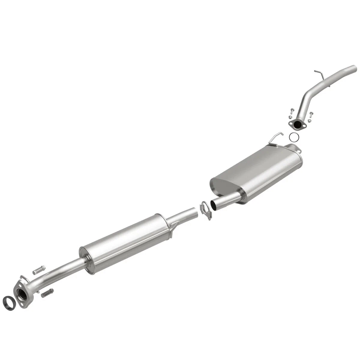 Fits 2003-2011 Honda Element 2.4L Direct-Fit Replacement Exhaust System 106-0080